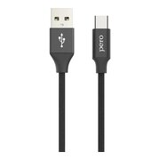  Дата-кабель PERO DC-02 Type-C, 2А, 1м черный 