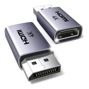  Конвертер UGREEN DP130 (55935) DisplayPort to HDMI 4K Adapter 2pcs Gray 