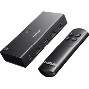  Переключатель UGREEN AW504 (55857) HDMI Switch 3 In 1 Out 4K@60Hz Black 