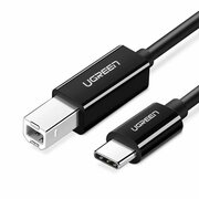  Кабель UGREEN US370 (45106) USB-C 2.0 To USB-B 2.0 Print Cable 2m Black 