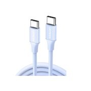  Кабель UGREEN US264 (25310) 60W USB-C 2.0 Male To USB-C 2.0 Male 3A Data Cable 1m Blue 