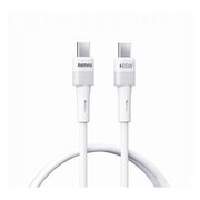  Дата-кабель REMAX RC-C091 Leya Series 65W PD Fast Charging Liquid Silicone Data Cable C-C белый 