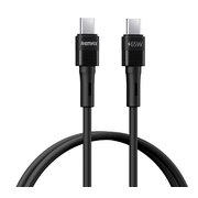  Дата-кабель REMAX RC-C091 Leya Series 65W PD Fast Charging Liquid Silicone Data Cable C-C черный 