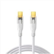  Дата-кабель REMAX RC-C170 Explore Series Gen2 60W Cyberpunk PD Fast Charging Data Cable C-C белый 