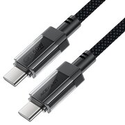  Кабель ACEFAST AF-C12-03-BK USB-C to USB-C 60W charging data cable Black 