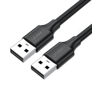 Кабель UGREEN US102 (10308) USB 2.0 A Male to A Male Cable 0,5m черный 