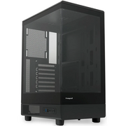  Корпус HSPD F510 (F510-TGBK), без БП, Panoramic Mid Tower, Black, TG, 0.5 SPCC, no fans ATX, mITX 180/280/160mm 1x2.5", 7xPCI 1xUSB-A 3.0, 1.0 