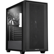  Корпус CHIEFTEC Night Hunter GS-03B-BLK-OP без БП, боковая панель из закаленного стекла, 3xPWM 140мм вентилятора спереди, 1xPWM 140мм вентилятор сзади 
