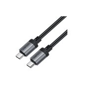  Кабель ACEFAST AF-C20-03-BK USB-C To USB-C Aluminum Alloy Charging Data Cable Black 