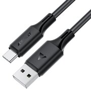  Кабель ACEFAST AF-C17-04-BK USB-A To USB-C Silicone Charging Data Cable Black 