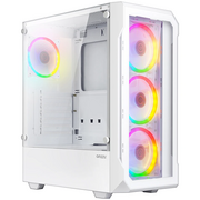  Корпус Ginzzu CL330 Fan 12см FRGB*4 (Белый) 