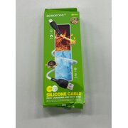  УЦ Дата-кабель BOROFONE BX86 Advantage silicone for iP белый (плохая упаковка) 