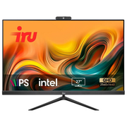  Моноблок iRU Tactio 27IH6K (2097960) 27" QHD, Intel Core i5 12400, 16ГБ DDR4, 1ТБ SSD, FreeDOS черный 