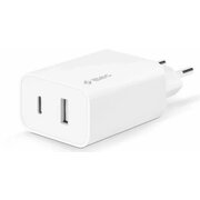  СЗУ TTEC 2SCS24B SmartCharger Duo 30WPD Travel Charger USB-C+USB-A White 