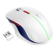  Мышь HOCO GM40 Dixon RGB dual-mode беспроводная белый 