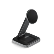  Зарядное устройство Satechi ST-Q21FM 2-in-1 Foldable QI2 Wireless Charging Stand Space Gray 