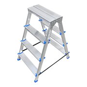  Стремянка LadderBel STR2-AL-4 4 ступени двухсторонняя 