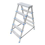  Стремянка LadderBel STR2-AL-5 5 ступеней двухсторонняя 