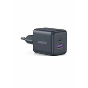  Зарядное устройство UGREEN X516 (55539) 30W 2-Port USB-C&USB-A GaN Fast Charger EU Grey 