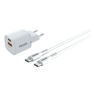 СЗУ Philips DLP2561DW/97 PD33W + кабель USB C - USB C белый 