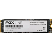  SSD Foxline FL256SME61 ME, 256GB, M.2(22x80mm), NVMe, PCIe 3.0 x4, 3D TLC, R/W 1500/1100MB/s 