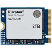  SSD Kingston NV3 SNV3SM3/2T0, 2000GB, M.2(22x30mm), NVMe, PCIe 4.0 x4, 3D TLC, R/W 6000/5000MB/s, TBW 640, DWPD 0.2 