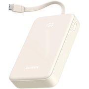  Внешний аккумулятор UGREEN PB505 (35340) 20000mAh Quick Charging Power Bank 20W Build-in USB-C Cable -White 