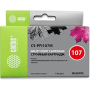  Картридж перезаправляемый струйный Cactus CS-R-PFI107M пурпурный для Canon imageProGraf iPF670/680/685/770/780/785 без чипа 
