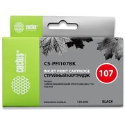  Картридж перезаправляемый струйный Cactus CS-R-PFI107BK черный для Canon imageProGraf iPF670/680/685/770/780/785 без чипа 