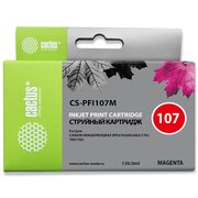  Картридж перезаправляемый струйный Cactus CS-R-PFI107M-Chip пурпурный для Canon imageProGraf iPF670/680/685/770/780/785 