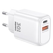  СЗУ REMAX RP-U18 Kings 30W A+C GaN Charger EU белый 