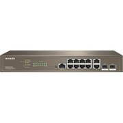  Коммутатор управляемый L3 Tenda TEG5312F 12 портов, 10х1Гбит/с, Base-X SFP 2х1Гбит/с, настольный 
