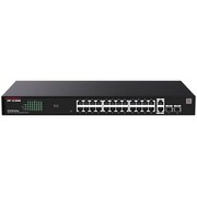  Web smart коммутатор IP-COM G2228P-24-410W с 26 гигабитными портами и 2 SFP-портоми, PoE 24х30Вт (до 370Вт) 