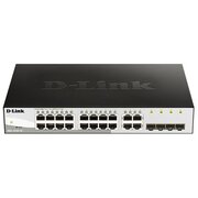  Коммутатор настраиваемый D-Link DGS-1210-16/G2A (L2) 16x1Гбит/с 4xКомбо (1000BASE-T/SFP) 