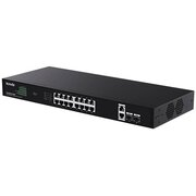  Коммутатор неуправляемый PoE Tenda TEG1120P-16-150W 