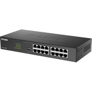  Неуправляемый коммутатор D-Link DGS-1016D/J1A с 16 портами 10/100/1000Base-T 