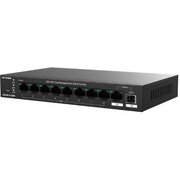  Коммутатор управляемый PoE Tenda TEG2210P-8-120W 10 портов, 9x1Гбит/с, SFP 1x1Гбит/с, PoE 8x30Вт (до 110Вт) 