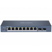  Коммутатор управляемый Hikvision DS-3E1510P-SI 8x1Гбит/с 2SFP 8PoE+ 110W 