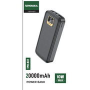  Аккумулятор внешний резервный TOPOMAX TPB-N37 20000mAh, 10W черный 