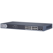  Коммутатор управляемый Hikvision DS-3E1518P-EI 16x1Гбит/с 2SFP 16PoE+ 225W 