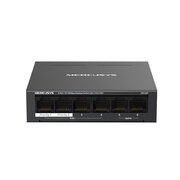  Коммутатор Mercusys MS106P настольный с 6 портами 10/100Мбит/с (4 порта PoE+) 