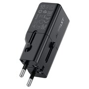  Зарядное устройство ACEFAST AF-Z7-BK Multifunctional Pd30W Gan Mini Charger Black 