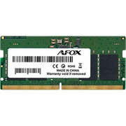  ОЗУ Afox AFSD532D6S2P 32GB DDR5 5600Mhz SO-DIMM Single Channel Package (1x32GB) PC5-44800, 262- Pin, Non-ECC, Un-Buffered, CL46-46-46-90, 1.1V 
