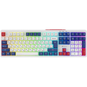  Клавиатура OKLICK 725G белый/красный 