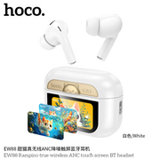  Наушники bluetooth HOCO EW88 Rampino true wireless ANC touch screen белый 