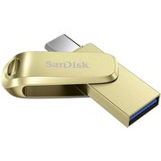  USB-флешка SanDisk SDDDC4 256Gb (SDDDC4-256G-G46GD), USB3.1 Type-C, золотая 