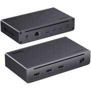  Адаптер UGREEN U708 (25053EU) Revodok Max 8-in-1 8K@30Hz & 3*Thunderbolt 4 Dock Station серый 