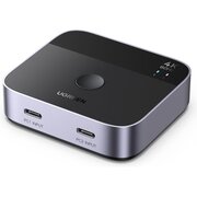  Переключатель UGREEN AW502 (55451) USB-C Switch 2 In 1 Out 4K@60Hz Black 