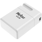  USB-флешка Netac U116 (NT03U116N-128G-32WH), 128Gb USB3.2, миниатюрная пластиковая белая 