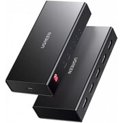  Сплиттер UGREEN CM570 (90514) 4K @ 60Hz HDMI 2.0 1*4 Splitter Black 